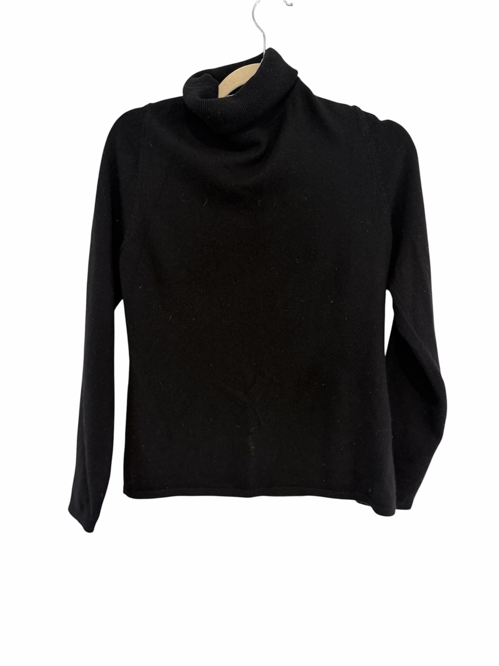 Saks Fifth Avenue Black Turtleneck Sweater